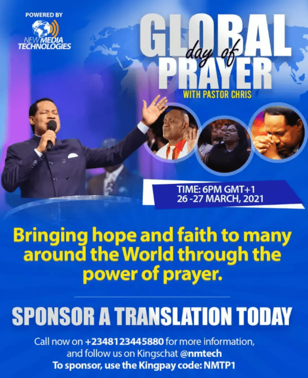 gdop with pc 3 min Pastor Chris Live USA